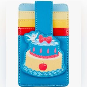 NWT Disney Loungefly Snow White Cake Cardholder